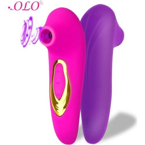 OLO Blowjob Tongue Vibrating Clit Sucker Vibrator Clitoris Stimulator Sex Oral Nipple Sucking Vibrator Female Masturbation