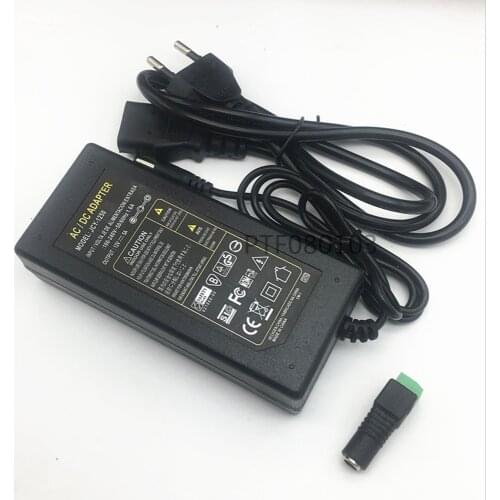 12v5a EU / US AC 100v-240v converter power adapter DC12V 5A DC plug power adapter for 3528 530 5050 bar LED