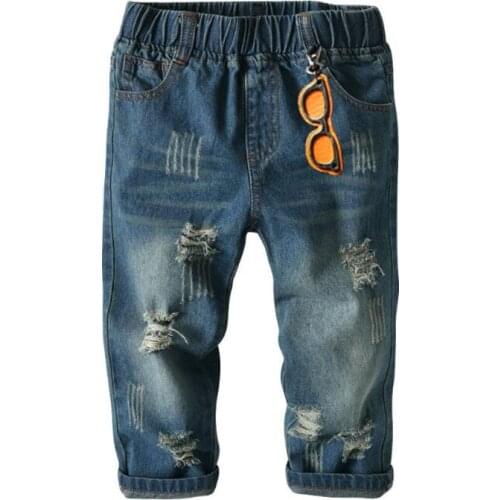 Baby Boys Girls Harem Pants 2020 Kids Children Denim Trousers Solid Cowboy Clothes Kids Casual Pants Joggers