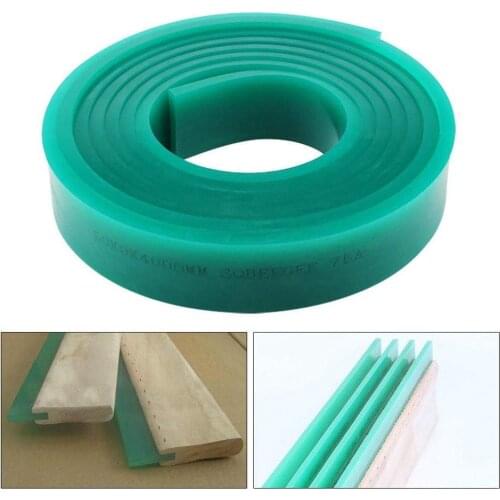 65A/75A/85A/90A 50mm*9mm Flat Head Screen Printing Squeegee Scraper Strips Silk Squeegee Blade Ink Scratch Board Tools