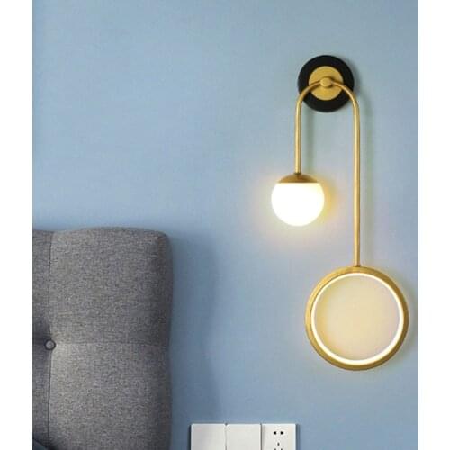 Modern Beside Lights LED Wall Lamps for Loft Parlor Bedroom Living Room Decorative Luminaire Vertigo Nordic Lamp Sconce