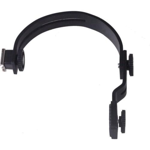 Heavy duty Photography Video C Shape bracket with Standard Flash hot Shoe Mount