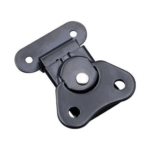 Butterfly Lock Rotate Latch Black Buckle Surveillance Camera Clasp Equipment Box Lock Catch