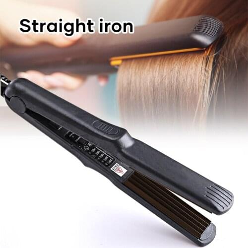 Hair Straightener/Curler Electric Straightening/Curling Wand Hair Modeling Tool with 5 Levels Adjustable Temps Unisex MH88