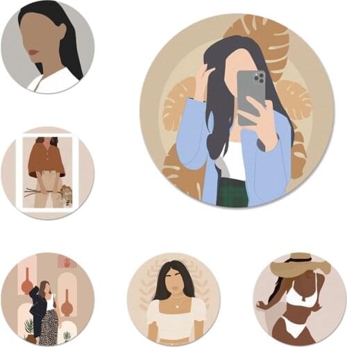 Feminist art girl Badge Brooch Pin Accessories For Clothes Backpack Decoration gift