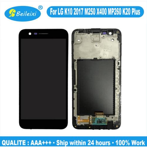 For LG K10 2017 M250 M250N M250M X400 MP260 K20 Plus LCD Display Touch Screen Digitizer Assembly Replacement Parts