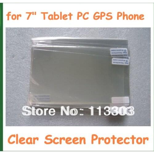 1000pcs 7 inch Universal LCD Screen Protector Protective Guard Film NOT Full-Screen Size 155x92mm for Tablet PC GPS