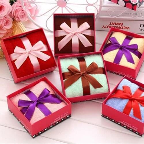 35*72cm towel Exquisite packaging gift box Creative towel Teachers' Day Valentines Day Mothers Day Birthday Wedding party gift