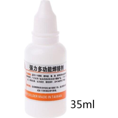 35ml Stainless Steel Flux Soldering Stainless Steel Liquid Solders Water Durable Liquid Solders