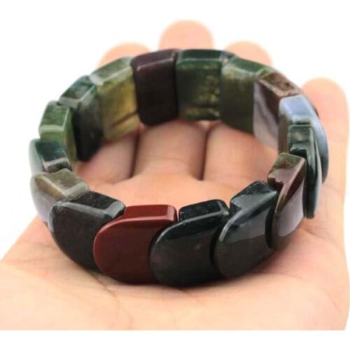 Natural indian agates stone beads bracelet natural stone bracelet DIY jewelry for woman wholesale