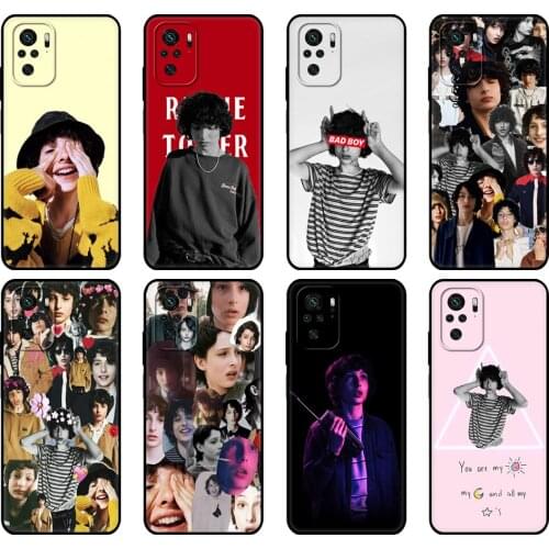 Black tpu Case For Xiaomi Redmi 9T Case Redmi Note 9T Note 10 Pro Case Finn Wolfhard Stranger Things
