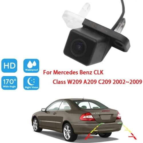 For Mercedes Benz CLK Class W209 A209 C209 2002 ~ 2009 CCD Full HD Night Vision Car Reverse Parking Rear View Camera Waterproof