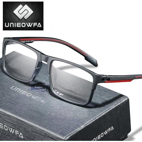 Photochromic Prescription Eyeglasses Men Bifoca Progressive Glasses Men Optical Anti Blue Light Eyewear Myopia Presbyopia Lens
