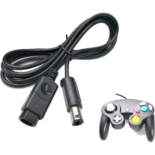 2 PCS 1.8m Cable Length Nickel-plated controller extension cable for NGameCube- Controller Extend Cord Wire for N-GC