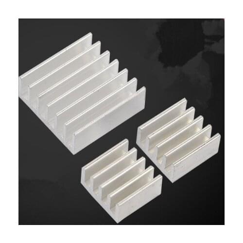 15set/lot Pure Aluminum Heat Sink Set Kit Radiator For NanoPi2 Raspberry pi 2/3 Cooling paste Adhesive Raspberry Pi 3 Heatsink