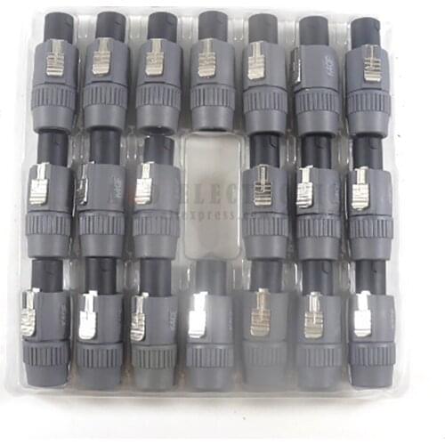 20pcs/lot 4pins Ohm connector K4CF for microphone Stereo System speaker box