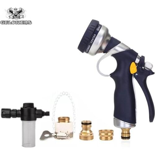 Hot Selling High Pressure Water Gun Car Washer Hose Sprayer Gardening Watering Sprinkler Sprinkling Foam Cleaning Water Gun