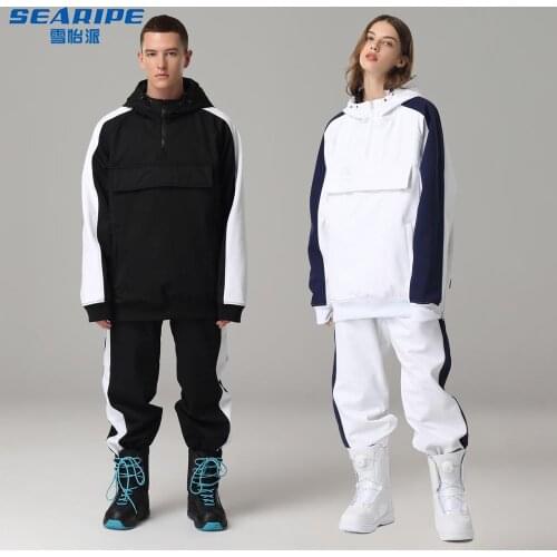 Unisex Ski Coat Women Men Ski Clothing Snowboard Jacket Windproof Waterproof ski fleece Outdoor Sport Wear Sweatshirt Warm Coat