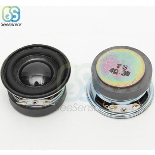 Mini Audio Portable Speakers 4 Ohm 3W Diameter 40mm Full Range Speaker DIY Stereo Home Theater Woofer Loudspeaker