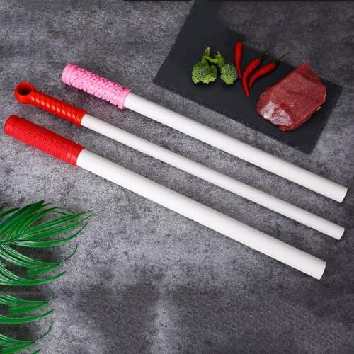 Butcher butcher shop household plastic handle sharpening stick ceramics swing musat Sharpen knife stick porcelain sticks utility
