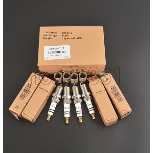 4PCS New iridium Spark Plug for Audi A4 A5 VW Passat 06H905611 PFR7S8EG