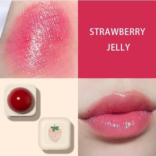 New Sugar Lipstick Ball Moisturizing Lip Balm Innovative Spherical Lipstick Natural Care Lipstick Ball Cute Lip Makeup Cosmetic