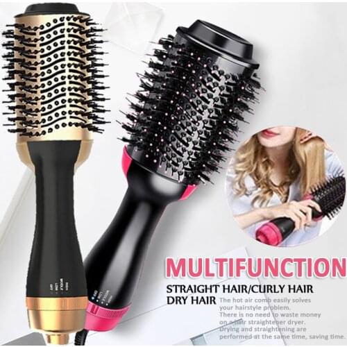 One Step Hair Dryer And Volumizer Blower Hair Dryers Hot Air Brush Blow Hairbrush Hair Straightener Brush Curler Curling Iron
