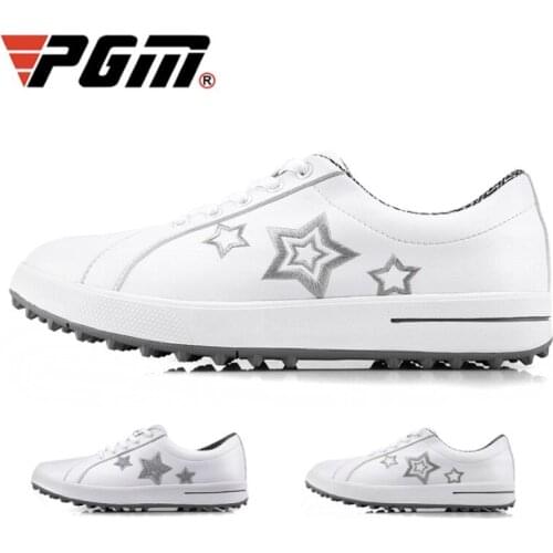 PGM Golf Womens Shoes Waterproof Fashion Summer Sports Lady Sneakers Shoelaces Breathable Non-Slip XZ113 Wholesale