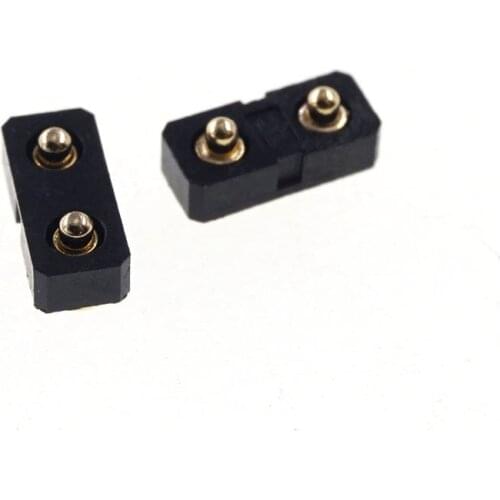 20pcs Spring loaded pogo pin connector 2 Pin Pitch 3.0 Grid Height 2.5 3 3.5 4 4.5 5 5.5 6 6.6 7 7.5 8 8.5 9 10mm SMT Single Row