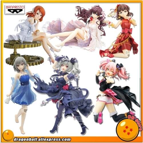 SALE0a Japan Anime "THE IDOLM@STER" Original Banpresto ESPRESTO Collection Figure - Anastasia Ranko Mika Shiki MAYU SAKUMA Karen