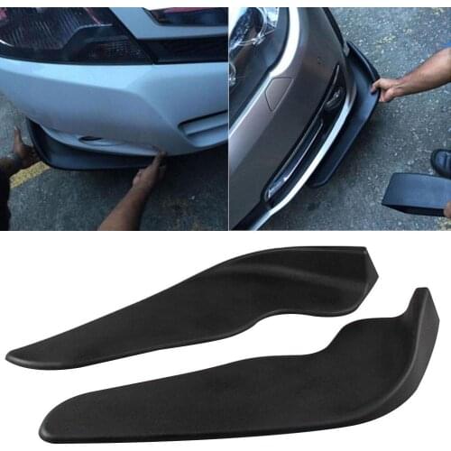 2Pcs Universal Vehicle Car Front Bumper Lip Spoiler Splitter Scratch Protector 2020