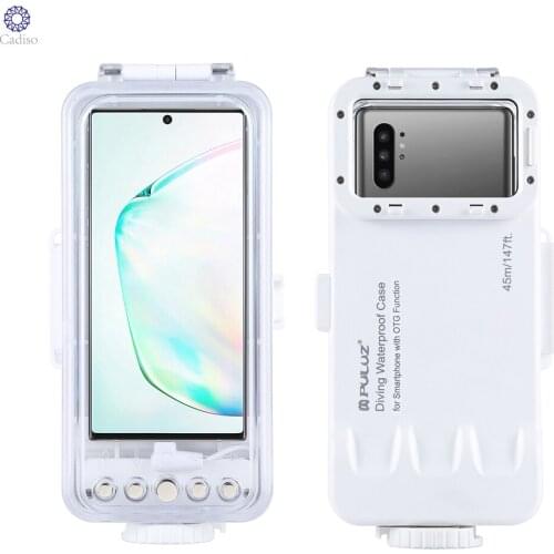 Cadiso Diving Case Waterproof Housing Taking Underwater Snorkeling Cover for iPhone Galaxy Huawei Android OTG Type-C Smartphones