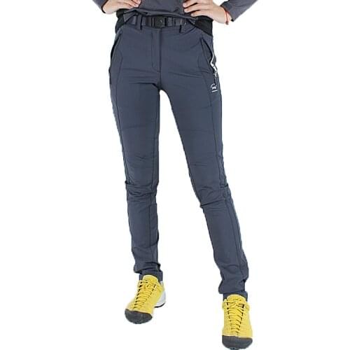 MONTPIC Women`s spring autumn quick-dry waterproof breathable slim elastic hiking camping pants ladies Trekking sports trousers