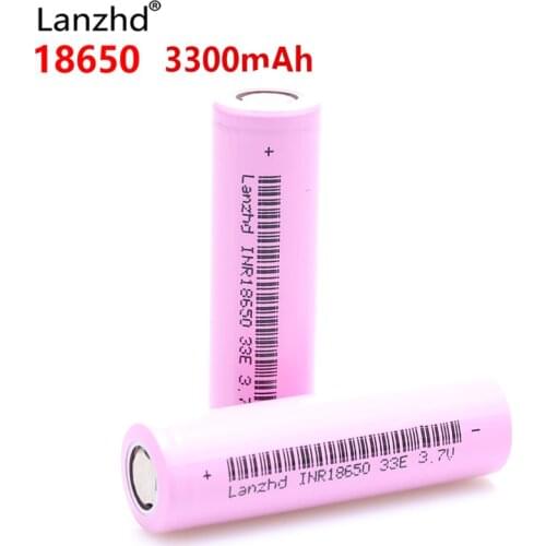 2PCS 18650 Battery 18650VTC7 INR18650 batteries Li ion 3.7V 3300mAh lithium battery for flashlight torch laser laser pointer