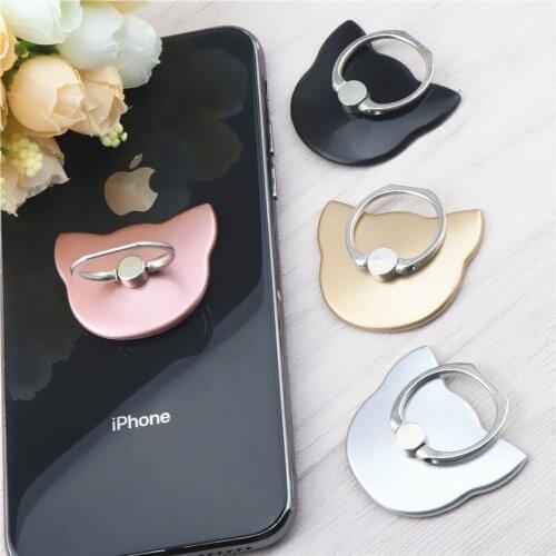 2PCS Portable Finger Ring Holder Mobile Phone Smartphone Stand Support For iPhoneXS Samsung Xiaomi flexible phone holder