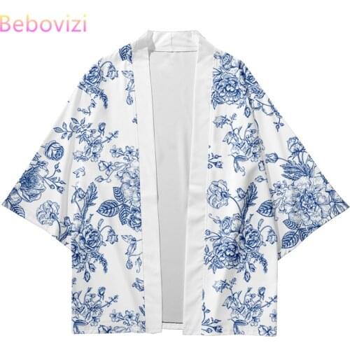 White 2021 New 6XL 5XL 4XL Fashion Beach Japanese Kimono Kimetsu No Yaiba Robe Cardigan Men Shirts Yukata Haori Womens Clothing