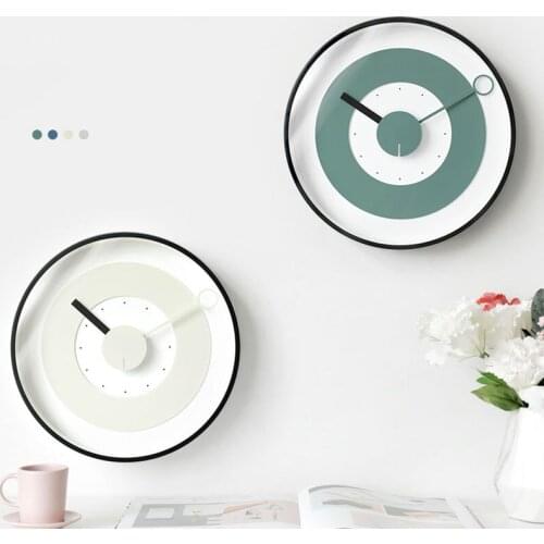 Creative Wall Clock Nordic Style часы настенные Round Small Fresh And Lovely Living Room Personality Art Clock Fashion Clocks