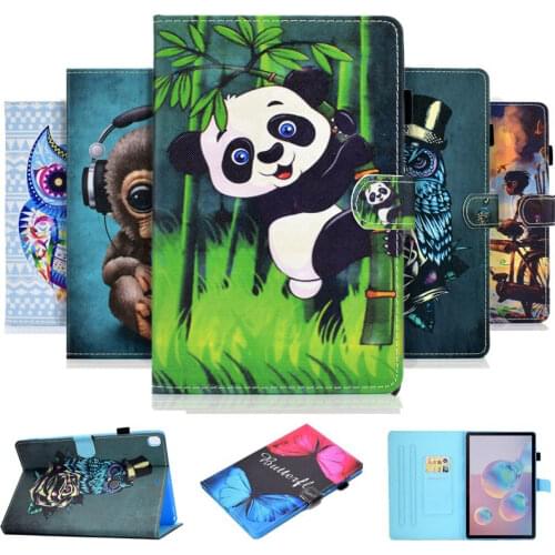 Tablet Case for 10.2 iPad 7th 8th Gen 2019 Printed Card Case with Pencil Holder Cover For ipad 8 2020 case + Screen Protector