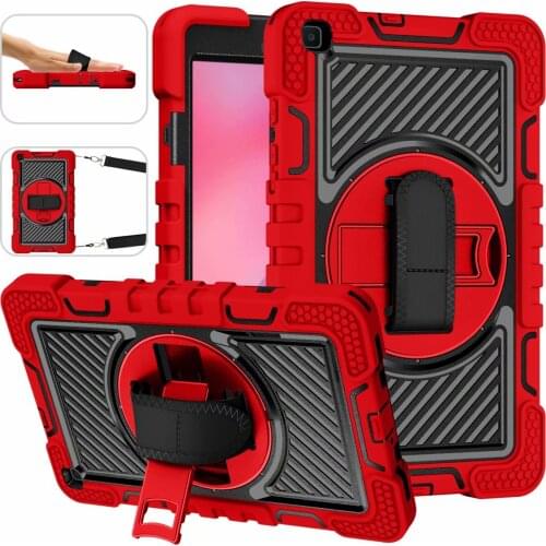Kids Tablet Case For Samsung Galaxy tab A7 Lite 8.7 T225 T220 2021 Cover Safe Foam Shockproof Stand with Straps
