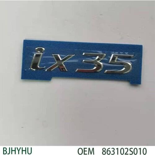 For ix35 TUCSON IX Car Rear Trunk Emblem ABS Best Chrome Finished Tail Badge 3D Letter Sticker For Car Styling Decoration