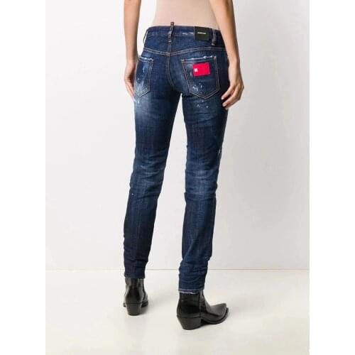 DSENQI Women Jeans Ripped for women Skinny DSQ Jeans Pants Outwear Pants 3410