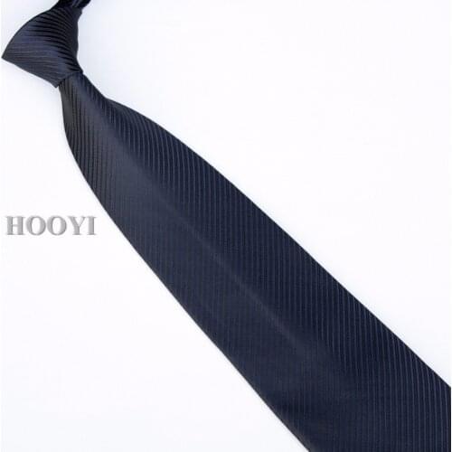 HOOYI 2019 cheap fashion dark blue neck ties for men necktie 19colors