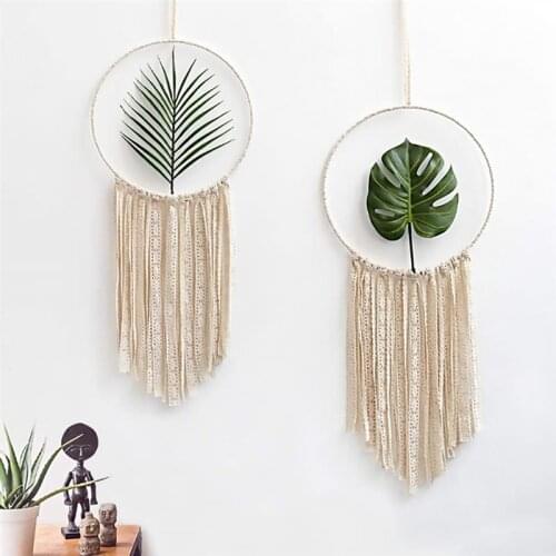 Macrame Dream Catcher Mandala Tapestry Wall Hanging ornament Hand-woven Tapestry Living Room Bedroom Wedding Decoration