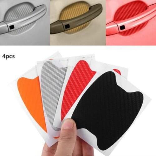 4Pcs/Set Car Door Sticker Scratches Resistant Cover Auto Handle Protection Film