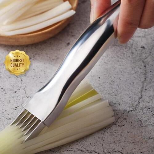 New Vegetable Onion Cutter Shredder Slicer Scallion Green Onion Multi Chopper Cocina Cutlery Kitchen Gadgets and Accessories