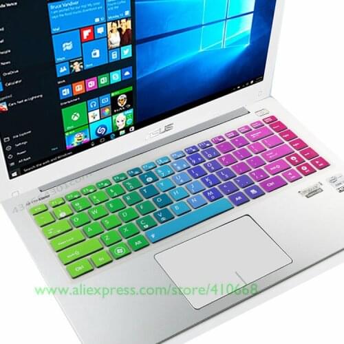 Silicone Keyboard Skin Cover Protector For Asus K42J K42F K43 K42D K45V K46C K455LD S451 R400E R400V R405 R405C R409JF R455LD