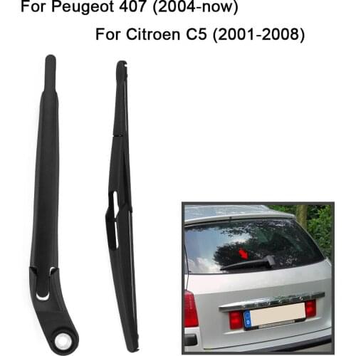 Car Rear Window Windshield Wiper Arm & Blade Complete Replacement Set for car 407 2004-Now Citroen C5 2001-2008