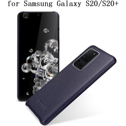 Ultra-thin Back Skin Shell for Samsung Galaxy S20 S20+ Case Genuine Leather Phone Protective Case for Samsung Galaxy S20 Ultra