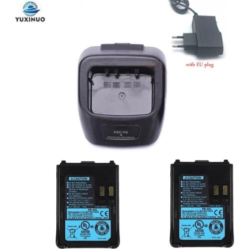 PB-42L 7.4V 2000mAh Li-ion Battery PB42L + KSC-F6 AC Charger for Kenwood Walkie Talkie TH-F6A TH-F6 TH-F7 TH-F7E TH-F7A Radio