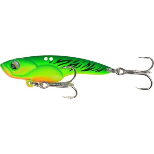 1PCS Fishing Bait Swimbait VIB metal Sequins Minnow Hard Bait 60mm Artificial Bait Wobbler Jig Crankbait Carp Fishing tackle